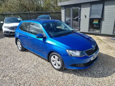 Used Skoda Fabia SE 110 HP (80 kW) 2017 Blue Hatchback