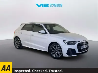 Used Audi A1 Sportback S-Line 116 HP (85 kW) 2024 White Hatchback
