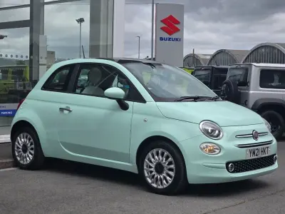 Used Fiat 500 Lounge 70 HP (51 kW) 2021 Green Hatchback