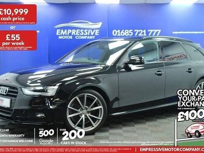 Used Audi A4 Black Edition 190 HP (139 kW) 2015 Black Estate
