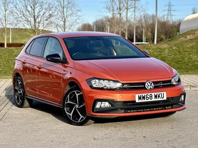 Used VW Polo R-line 2018 Orange Hatchback