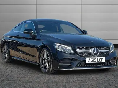 Usado Mercedes C300 AMG Line Premium 258 CV (189 kW) 2019 Negro Coupe