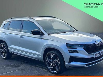 Begagnad Skoda Karoq SportLine 150 HK (110 kW) 2025 Silver SUV