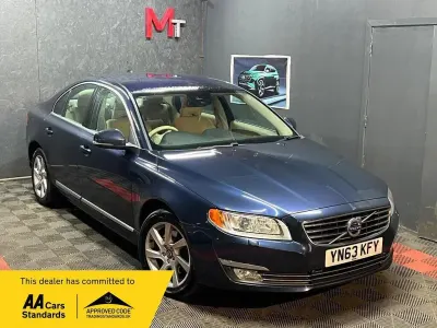 Used Volvo S80 SE Lux 215 HP (158 kW) 2013 Blue Sedan