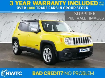 Used Jeep Renegade Limited 140 HP (102 kW) 2015 Yellow SUV
