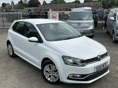Used VW Polo SE 90 HP (66 kW) 2016 White Hatchback