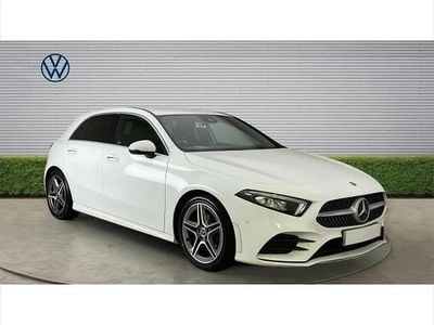 Used Mercedes A180 AMG Line Premium 136 HP (100 kW) 2019 White Hatchback