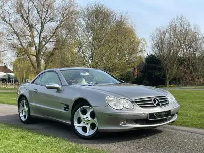 Usado Mercedes SL500 306 HP (225 kW) 2005 Prateado Cabrios