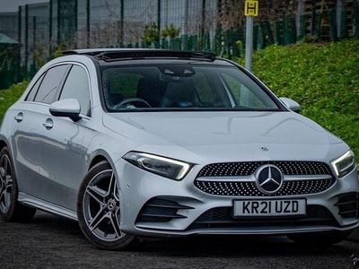 Silver Used 2021 Mercedes A180 AMG Line Premium Plus Hatchback | £19,150 (Fair price)