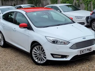 Gebraucht Ford Focus Titanium X 2017 Weiß Kleinwagen
