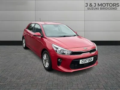 Used Kia Rio 84 HP (61 kW) 2017 Red Hatchback