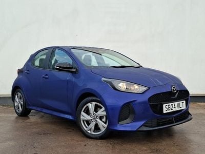 Used Mazda 2 Exclusive-Line 116 HP (85 kW) 2024 Blue Hatchback