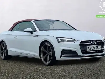 Used Audi A5 Cabriolet Design 190 HP (139 kW) 2019 White Cabriolet