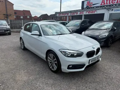Used BMW 116 Sport Line 2018 White Hatchback