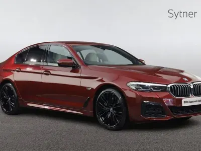 Used BMW 545e M Sport 389 HP (286 kW) 2023 Red Sedan