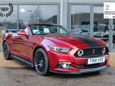 Red Used 2018 Ford Mustang GT Convertible Cabriolet | £30,990 (A bit pricey)