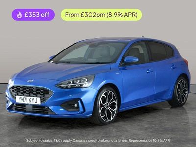 Blue Used 2022 Ford Focus ST-Line X Hatchback | £14,929 (Fair price)