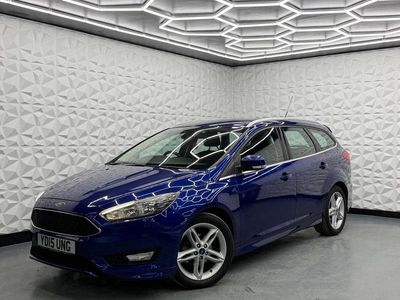 Used Ford Focus Zetec 115 HP (84 kW) 2015 Blue Estate