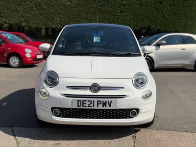 Used Fiat 500 Lounge 70 HP (51 kW) 2021 White Hatchback