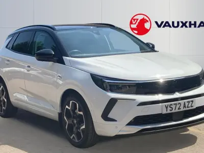 Used Vauxhall Grandland X Ultimate 131 HP (96 kW) 2022 White SUV