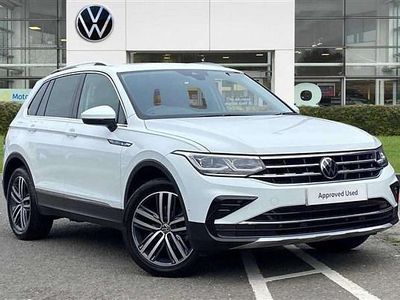 White Used 2022 VW Tiguan Elegance SUV | £25,399 (Fair price)