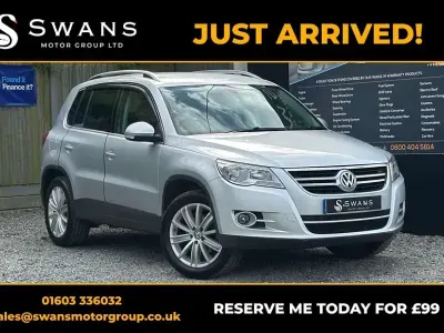 Used VW Tiguan Sport 170 HP (125 kW) 2009 Silver SUV