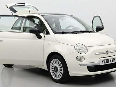White Used 2010 Fiat 500 Lounge Hatchback | £2,195 (Good price)