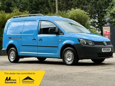 Used VW Caddy Startline 102 HP (75 kW) 2015 Blue MPV