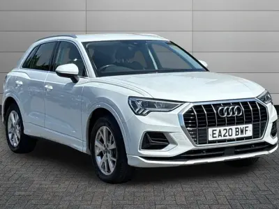 Used Audi Q3 Sport 150 HP (110 kW) 2020 Glacier white SUV
