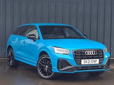 Used Audi Q2 Black Edition 150 HP (110 kW) 2021 Blue SUV