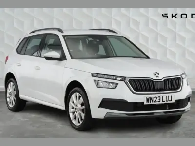 Used Skoda Kamiq SE 150 HP (110 kW) 2023 Moon white metallic SUV