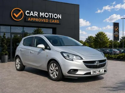 Used Vauxhall Corsa Design Edition 90 HP (66 kW) 2017 Silver Hatchback