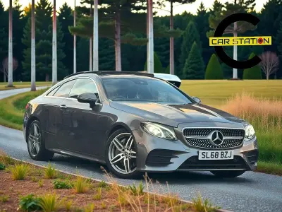 Used Mercedes E300 AMG Line Premium 245 HP (180 kW) 2018 Grey Coupe