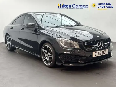 Used Mercedes CLA180 AMG 122 HP (89 kW) 2016 Black Coupe