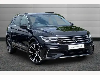 Used VW Tiguan R-line 150 HP (110 kW) 2021 Black SUV