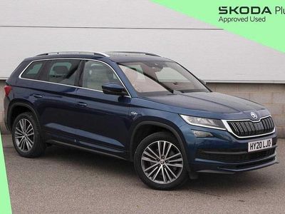 Used Skoda Kodiaq LAURIN & KLEMENT 188 HP (138 kW) 2020 Petrol blue metallic SUV