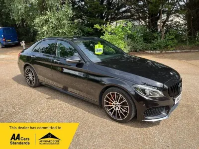 Used Mercedes C250 AMG Line Premium 2015 Black Sedan