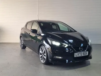 Used Nissan Micra Tekna 92 HP (67 kW) 2022 Black Hatchback