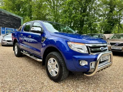 Second-hand Ford Ranger Limited 200 CP (147 kW) 2015 Albastru Pickup