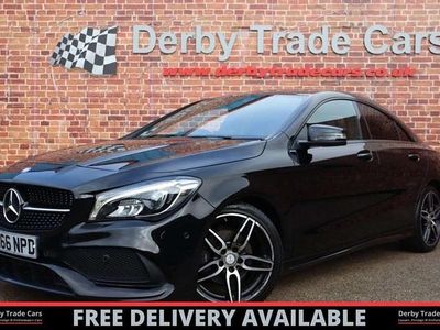 Used Mercedes CLA180 AMG line 122 HP (89 kW) 2017 Black Sedan