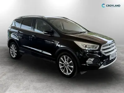 Second-hand Ford Kuga Titanium 120 CP (88 kW) 2019 Negru SUV