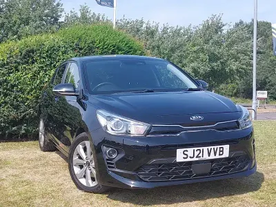Used Kia Rio 99 HP (72 kW) 2021 Black Hatchback