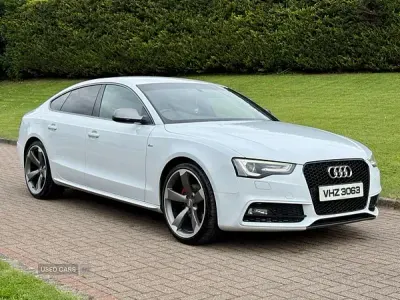 Used Audi A5 S-Line 2014 White Coupe