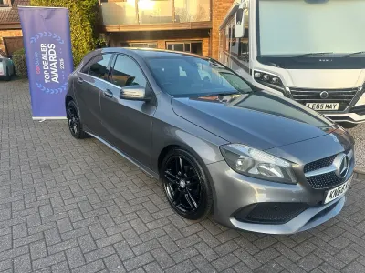Used Mercedes A200 AMG line 136 HP (100 kW) 2016 Grey Hatchback
