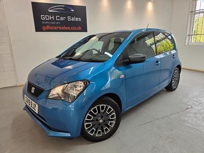Used Seat Mii Design 60 HP (44 kW) 2019 Blue Hatchback