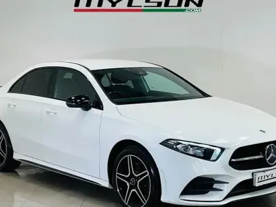 Used Mercedes A250 AMG line 218 HP (160 kW) 2022 White Sedan