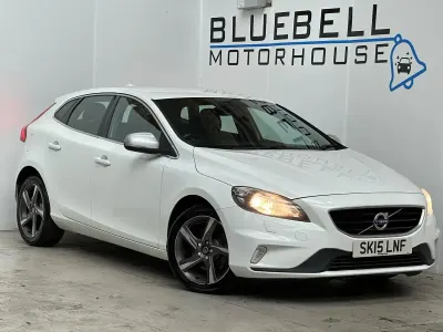 Used Volvo V40 R-Design 2015 White Hatchback