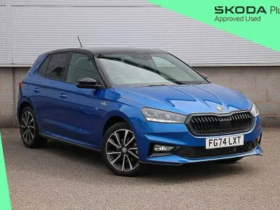 Used Skoda Fabia Monte Carlo 85 HP (62 kW) 2024 Race blue metallic Hatchback