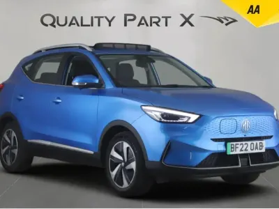 Used MG ZS Trophy 114 kW (156 HP) 2022 Blue SUV