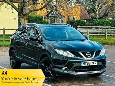 Black Used 2016 Nissan Qashqai Black Edition SUV | £10,490 (Fair price)
